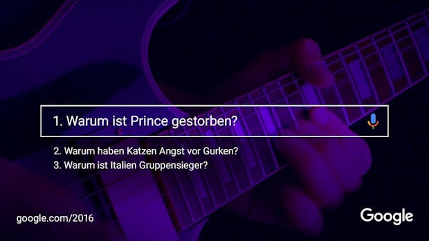Google-Jahresrückblick: Das waren die beliebtesten Suchanfragen 2016