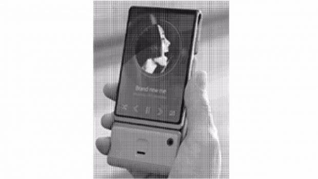 Samsung Galaxy X: Ob das Bild ein echtes Smartphone, einen Dummy oder ein Rendering zeigt, ist nicht bekannt. (Bild Kipris)