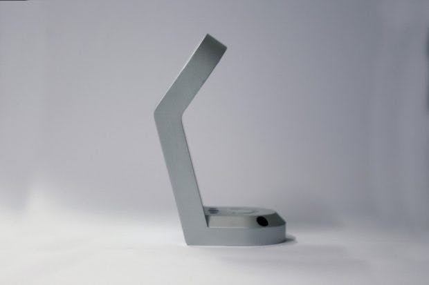 Hololamp: Der derzeitige Prototyp sieht noch nicht ganz so schick wie auf diesem Bild aus. (Grafik: Hololamp)