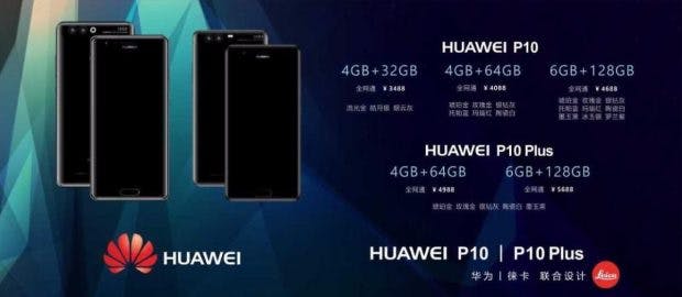 Vom Huawei P10 (Plus) wird es wohl zahlreiche Varianten geben. (Bild: Phonearena)