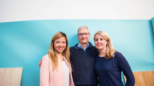 Wie zwei Gründerinnen den Apple-Chef überzeugten, ihr Startup zu besuchen