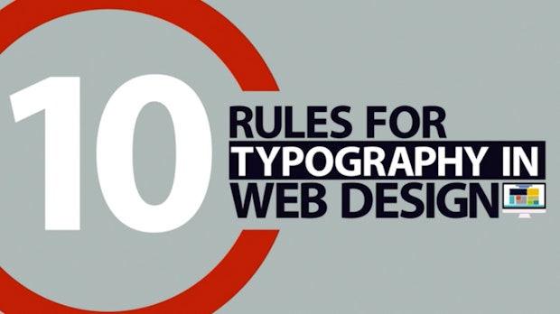 Typografie-Regeln im Web-Design: Youtube-Video zeigt, worauf du achten solltest