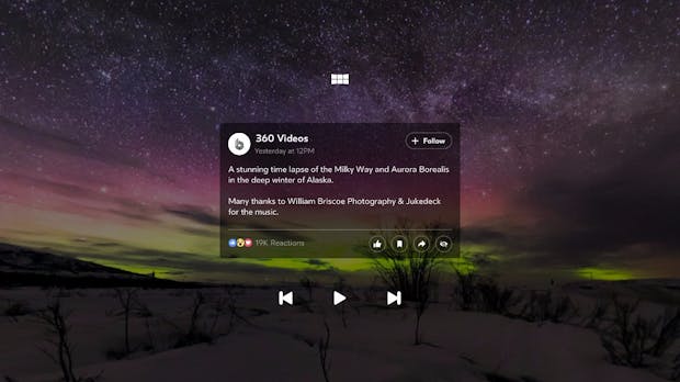 Facebook veröffentlicht eigene VR-App
