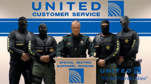 Reaktionen auf United Airlines: Memes und schwarzer Humor