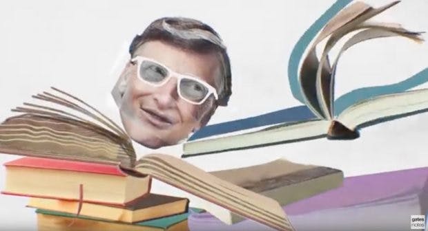 „Leseratte“ Bill Gates