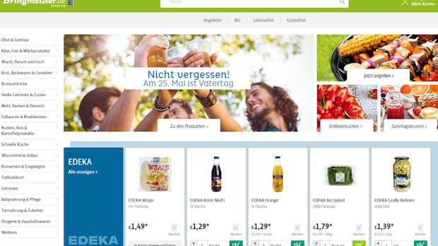 Konkurrenz für Amazon Fresh in Berlin: Bringmeister jetzt mit Edeka-Sortiment