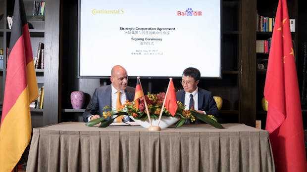 Intelligente Mobilität: Continental kooperiert mit chinesischer Baidu
