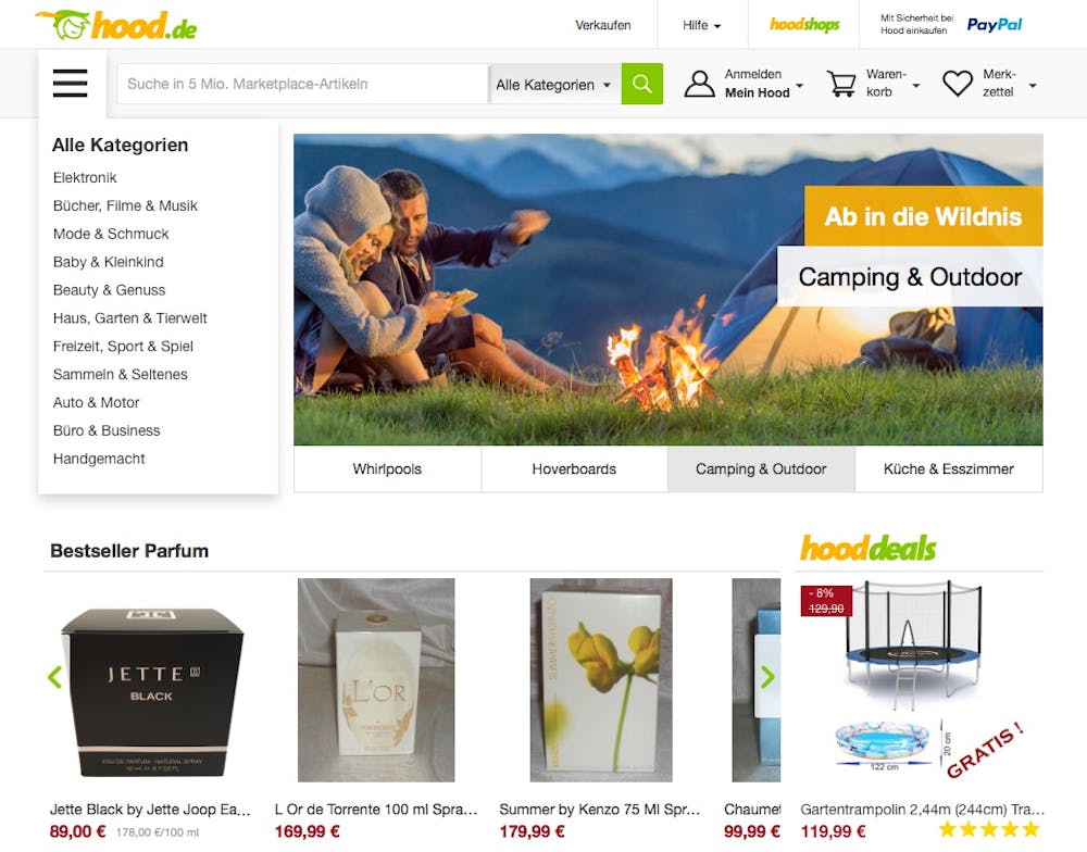 Hoodde Karstadt Onlinemarktplatz Uebernahme T3n Digital Pioneers