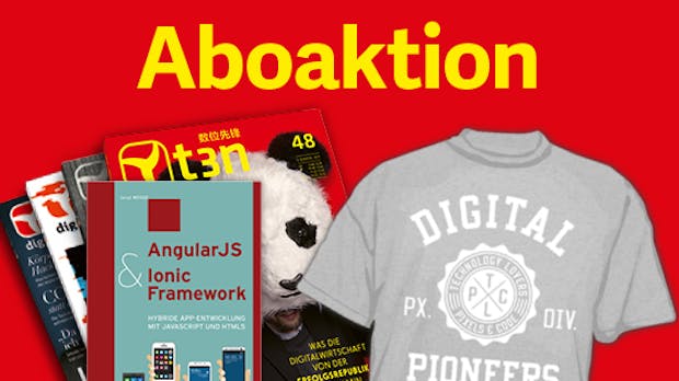 Nur 30 Mal: t3n-Abo inklusive „AngularJS & Ionic Framework“