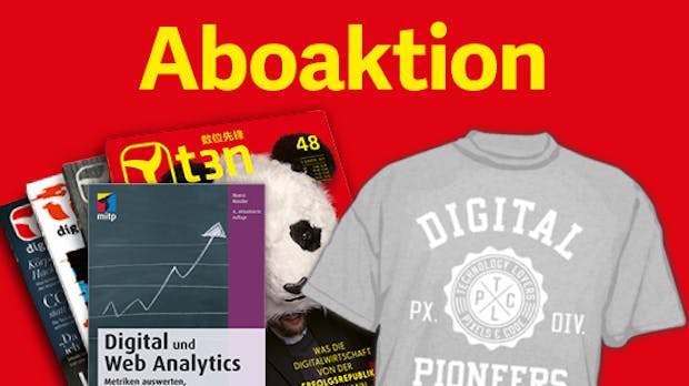 „Digital und Web Analytics“ – 30x gratis zum t3n-Abo