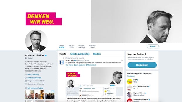 Social-Media-Analyse: So performen die Spitzenkandidaten der Parteien in den sozialen Netzwerken