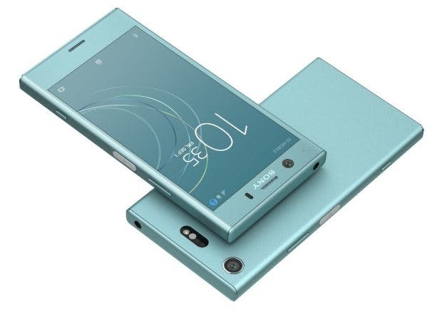 Sony Xperia XZ1 compact ist nicht sonderlich dünn, aber kompakt. (Bild: Sony)