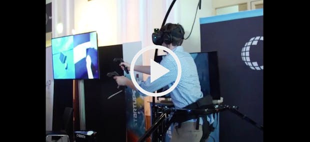 Voller Körpereinsatz: Cyberith bringt Virtual Reality auf die nächste Stufe