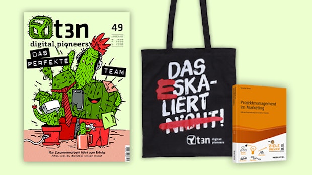 Nur 30 Mal: „Projektmanagement im Marketing“ gratis zum t3n-Abo