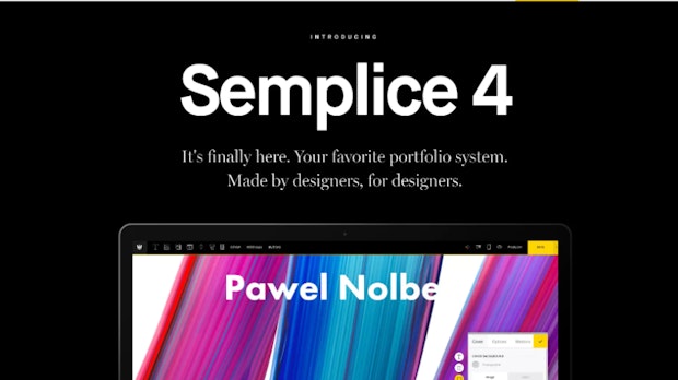Schicke Portfolios ohne Coding-Skills: WordPress-Tool Semplice kommt in Version 4