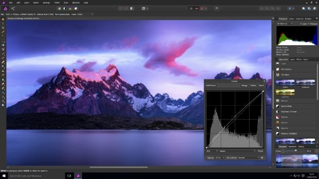 Photoshop-Alternative: Platzhirsch Affinity Photo für Windows, macOS und iPad. (Screenshot: affinity.com)