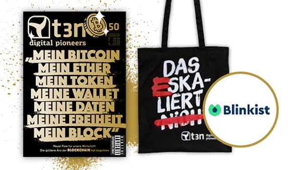 t3n-Abo inklusive sechsmonatiger Blinkist-Premium-Mitgliedschaft