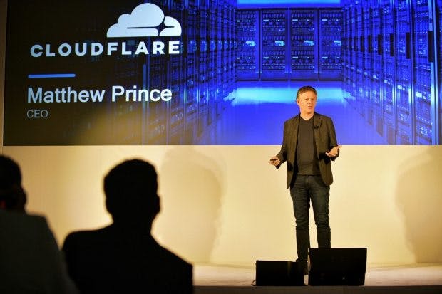 Auf dem Qualcomm-Launch-Event wurden auch Einsatzzwecke von Unternehmen wie Cloudflare gezeigt. (Foto: Qualcomm)