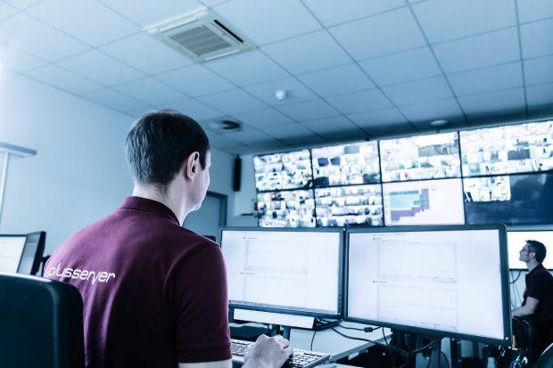 Ein Blick in die Security-Zentrale von Plusserver. (Foto: Plusserver)