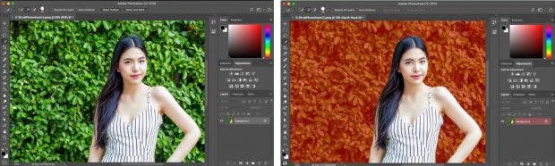 Die Funktion zur KI-gestützten Auswahl wurde von Adobe schon im November angekündigt. Jetzt hat sie es in die finale Photoshop-Version geschafft. (Bild: Adobe)