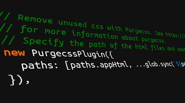 PurgeCSS spürt ungenutztes CSS auf