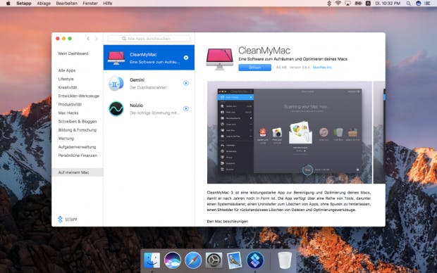 Die Macher von Setapp, Macpawn, stehen unter anderem auch hinter Clean My Mac. (Bild: Setapp)