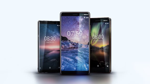Nokia 6, 7 Plus und 8 Sirocco offiziell: Neue HMD-Smartphones mit Android One