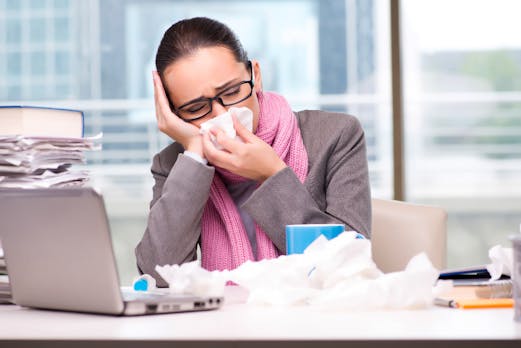 Wenn du krank bist, leg dich ins Bett – oder kündige
