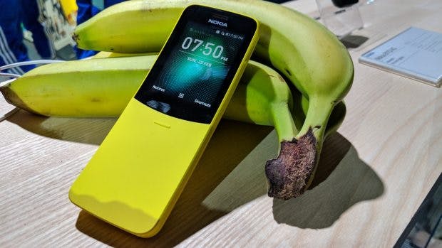 Das Nokia 8110 4G basiert auf KaiOS. (Foto: t3n)