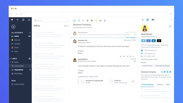 E-Mail-Client mit praktischen Business-Funktionen: Polymail bringt Webapp heraus