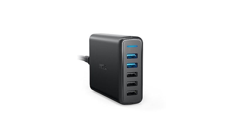 t3n Angebot: Rabatt auf Anker Powerport 5: Ladegerät mit 5 USB-Ports