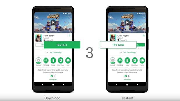 Google-Play-Instant gestartet: Apps testen, ohne sie zu installieren