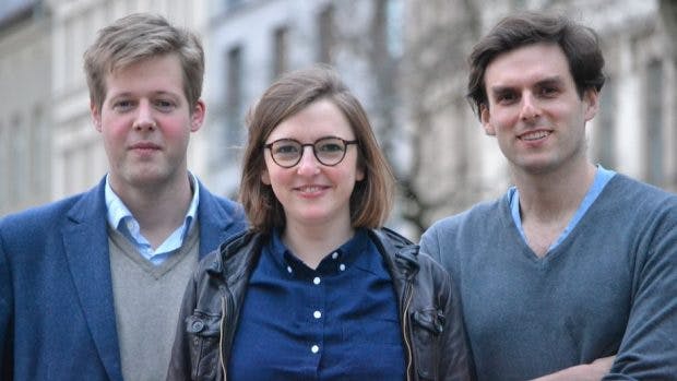 Die Opinary-Gründer Cornelius und Pia Frey sowie Max Meran (links) (Foto: Opinary)