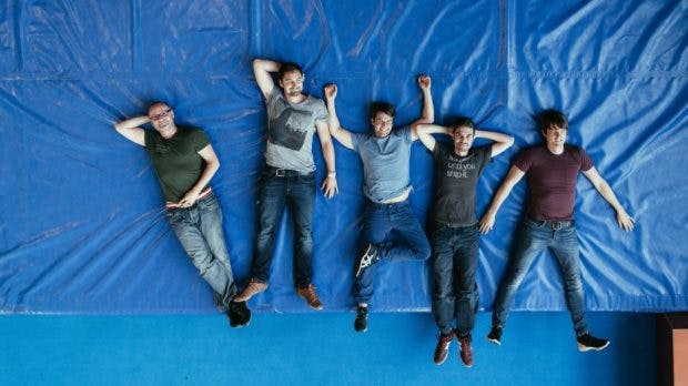 Remerge-Gründer Christian Wolter, Martin Karlsch, Pan Katsukis, Benedikt Boehm, Benjamin Beivers (Foto: Remerge)