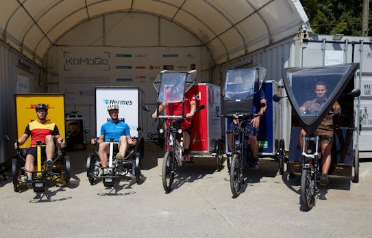 Logistik der Zukunft: Im Prenzlauer Berg liefern die Paketdienste mit dem Rad