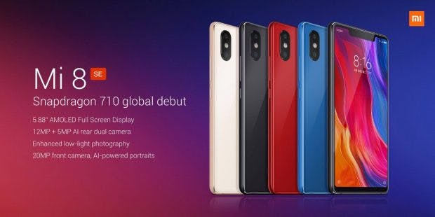 Xiaomi MI 8 SE – Eckdaten im Überblick. (Bild: Xiaomi)
