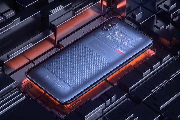 Xiaomi MI 8 Explorer Edition mit transparenter Rückseite. (Bild: Xiaomi)