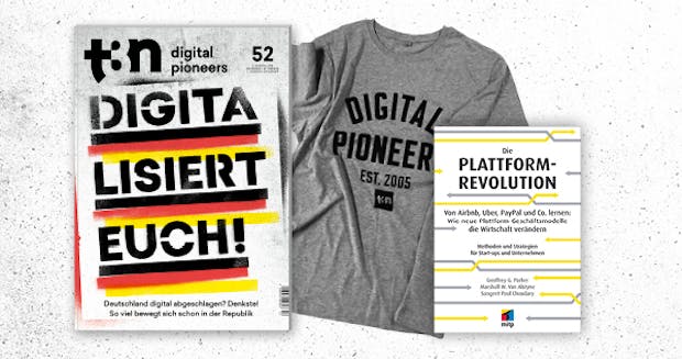 Gratis zum t3n Abo sichern: „Die Plattform Revolution“ von mitp