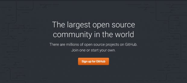 Github habe die weltweit größte Open-Source-Community. Ist aber selber nicht Open-Source. (Screenshot: Github/t3n.de)