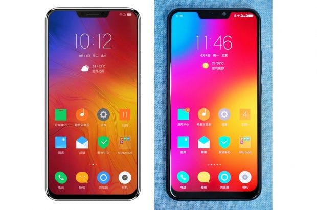 Renderbild des Lenovo Z5 verglichen mit eigentlichen Gerät. (Bild: <a href="https://twitter.com/UniverseIce/status/1003933134398808064">Ice Universe</a>)