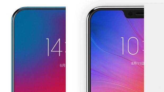 Lenovo Z5: Teaser- versus Renderbild. (Bild: Lenovo)a