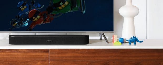 Sonos Beam in Schwarz. (Foto: Sonos)