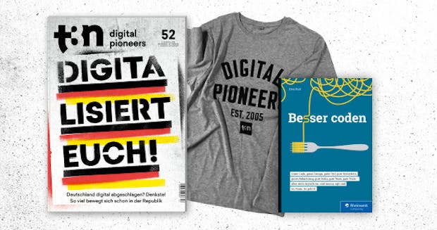 Nur 30x: „Besser coden“ von Rheinwerk gratis zum t3n Abo!