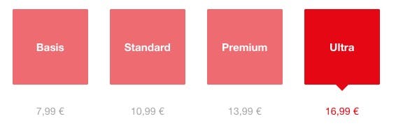 Netflix Ultra: Das Premium-Modell wird künftig nicht mehr der teuerste Tarif sein. (Screenshot: t3n.de)