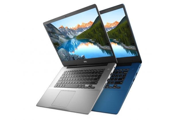 Auch die Dell-Notebooks der Serie Inspiron 15 5000 erhalten die neuen Intel-Prozessoren der achten Generation, genannt Whiskey Lake. (Bild: Dell)