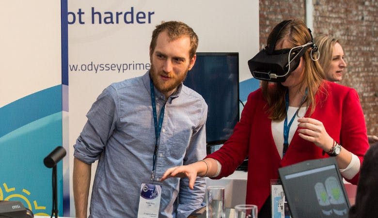 VR auf der EIT Digital Conference.