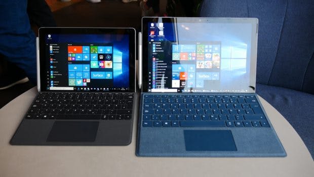 Surface Go neben dem Surface Pro. (Foto: t3n.de)
