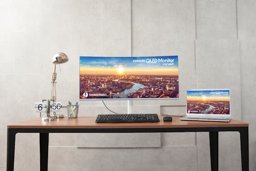 Strom und Daten über ein Kabel: Das ist der neue 34-Zoll-Curved-Monitor von Samsung