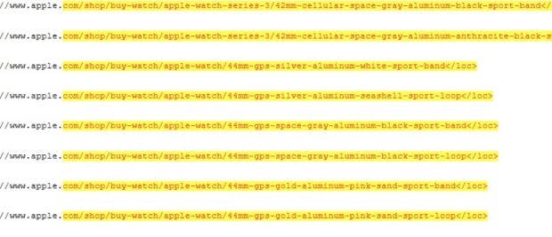 Die Apple Watch Series 4 wird größer als die bisherigen Modelle. (Screenshot: 9to5Mac)