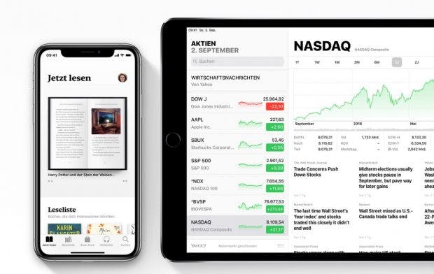 Mit iOS 12 aktualisiert Apple zahlreiche hauseigene Apps. (Bild: Apple)